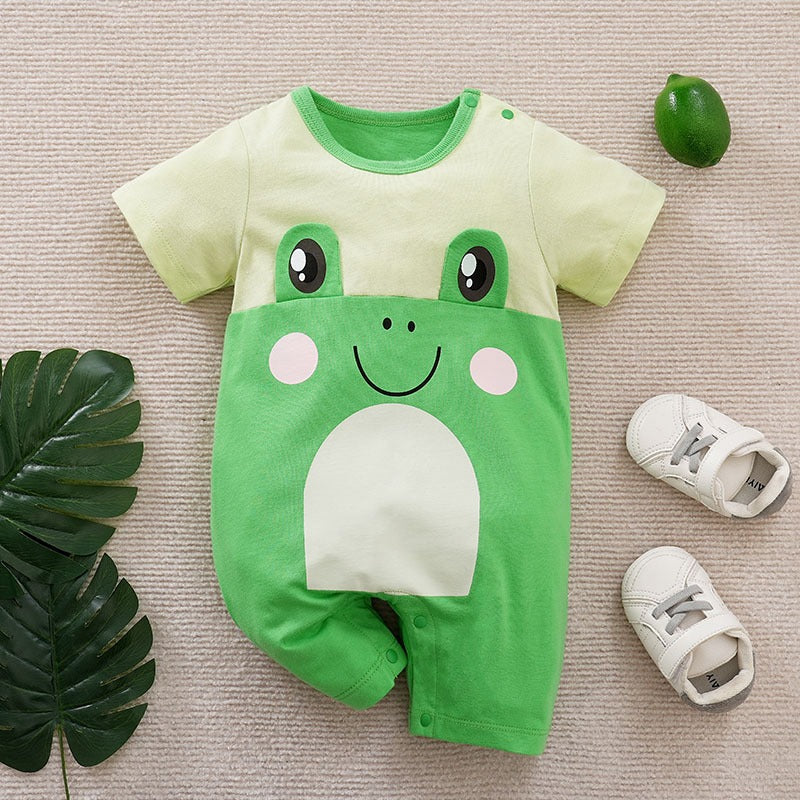 Charming Frog Baby Boys and Girls Romper