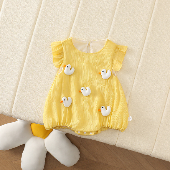 Little Frill Love Baby Girls Romper