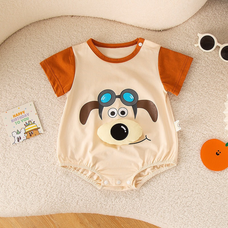 Dog My Friend Baby Boys Girls Romper
