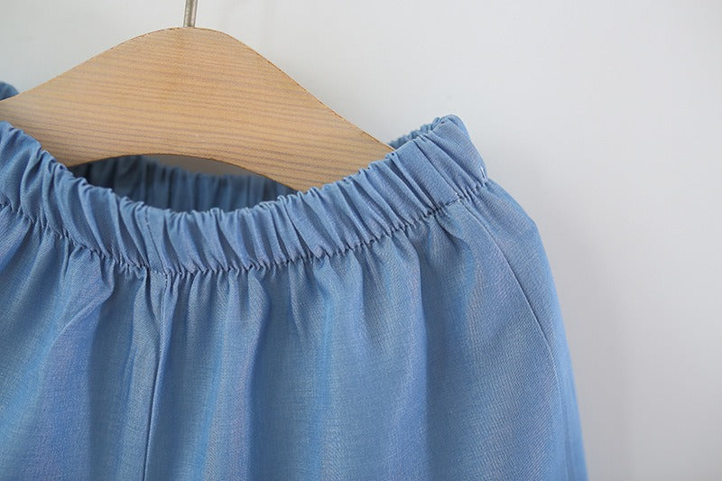 Luna Blue Mushroom Baby Girls Set