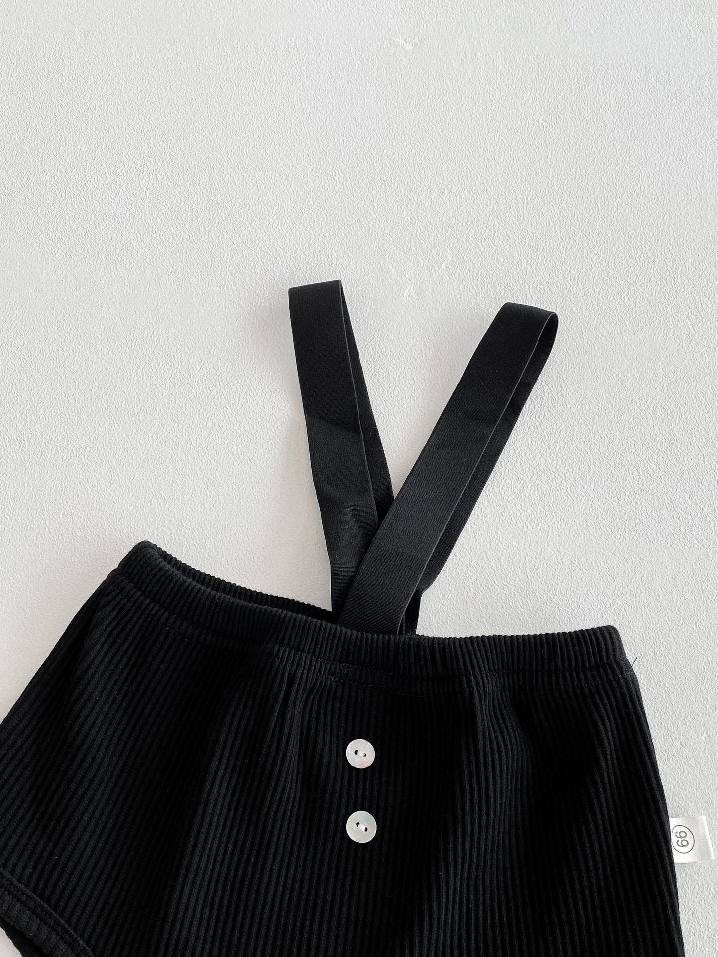 Mini Classic Suspender Boys Romper Set