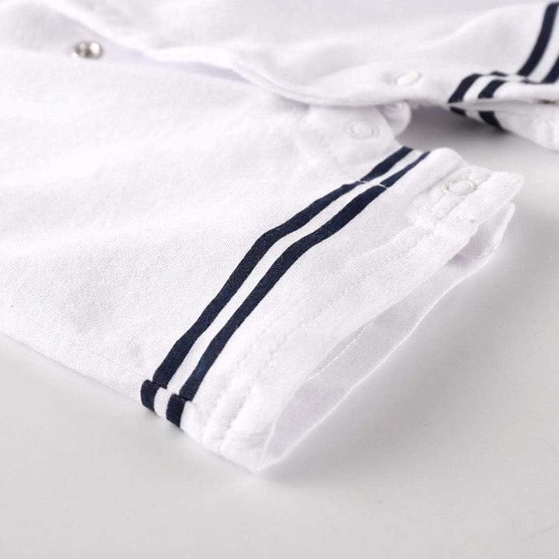 Navy Baby Girls and Boys Sailor Romper