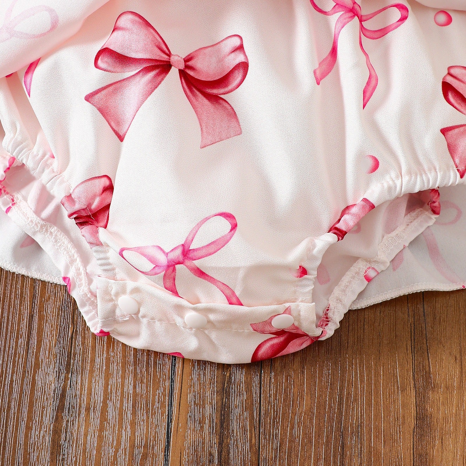 Siena Belle Baby Girls Romper Dress with Bow