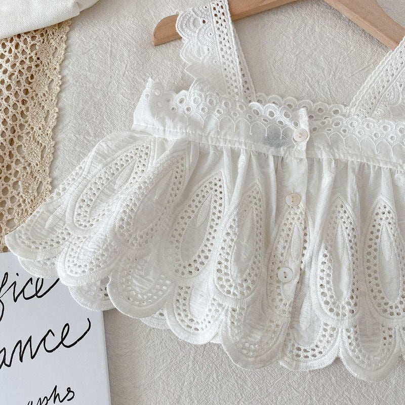 Ivory Love Baby Girls Top and Skorts Set