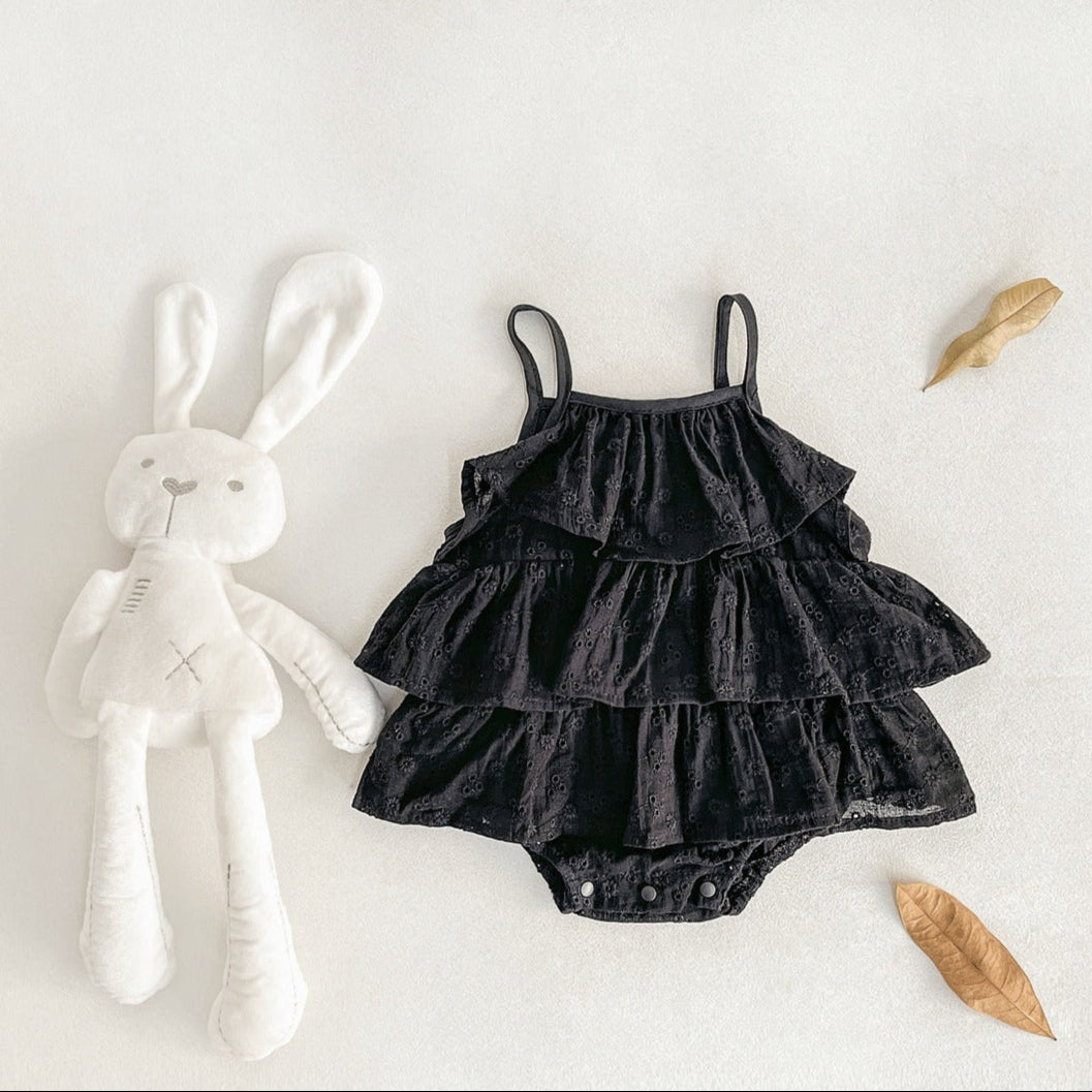 Riley Baby Girls Breathable Romper Dress