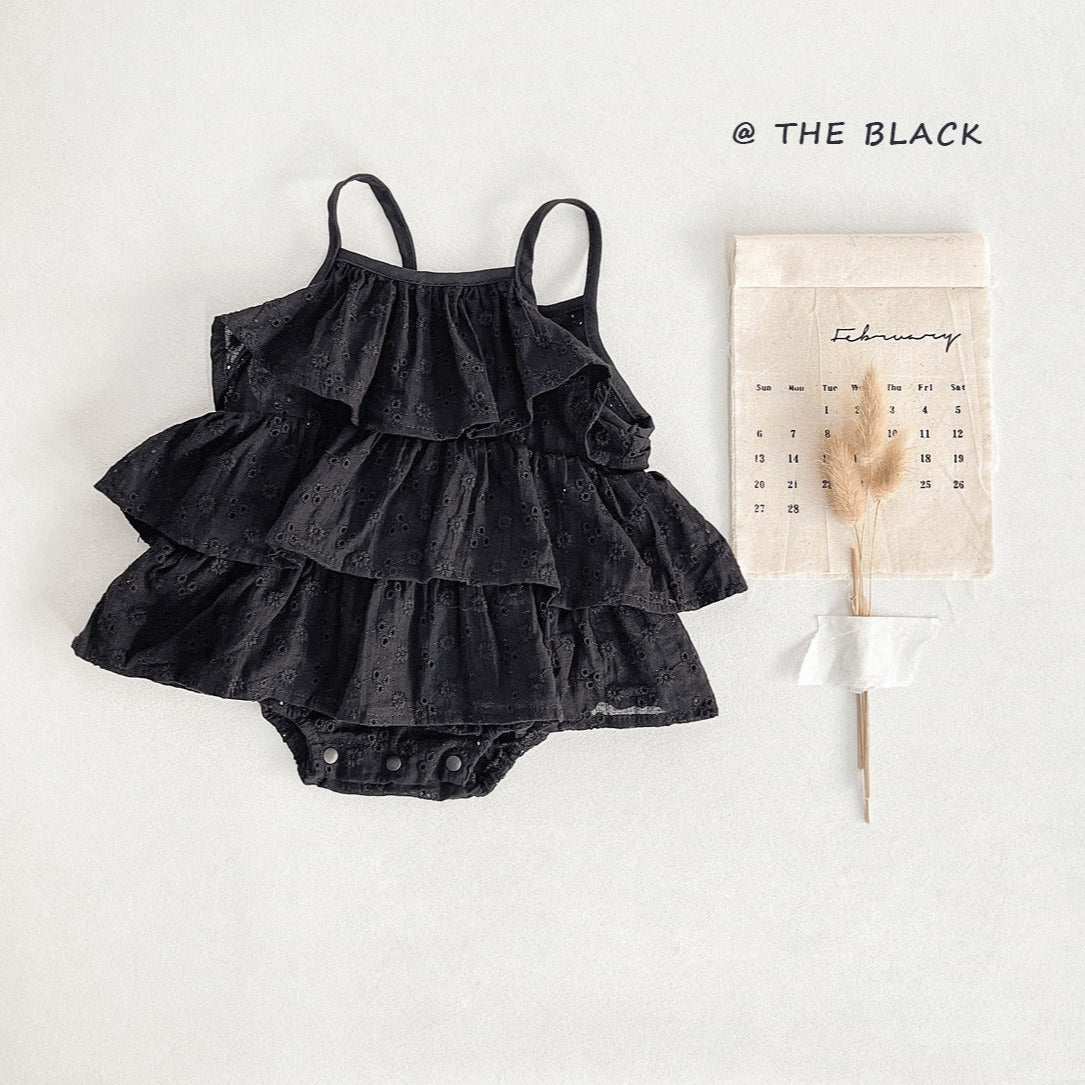 Riley Baby Girls Breathable Romper Dress