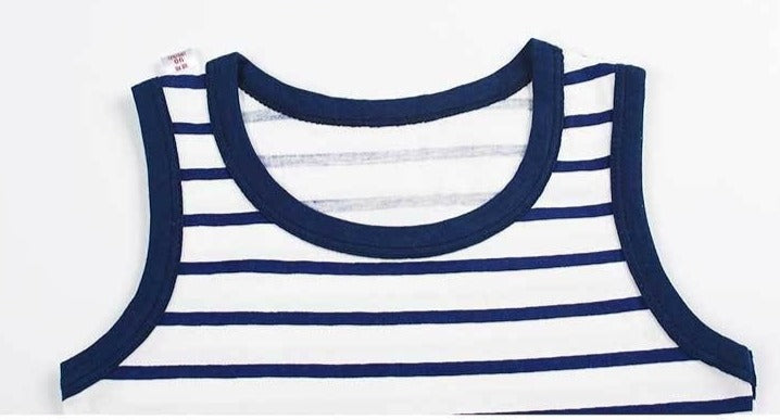 Panda Striped Boys Clothing Set