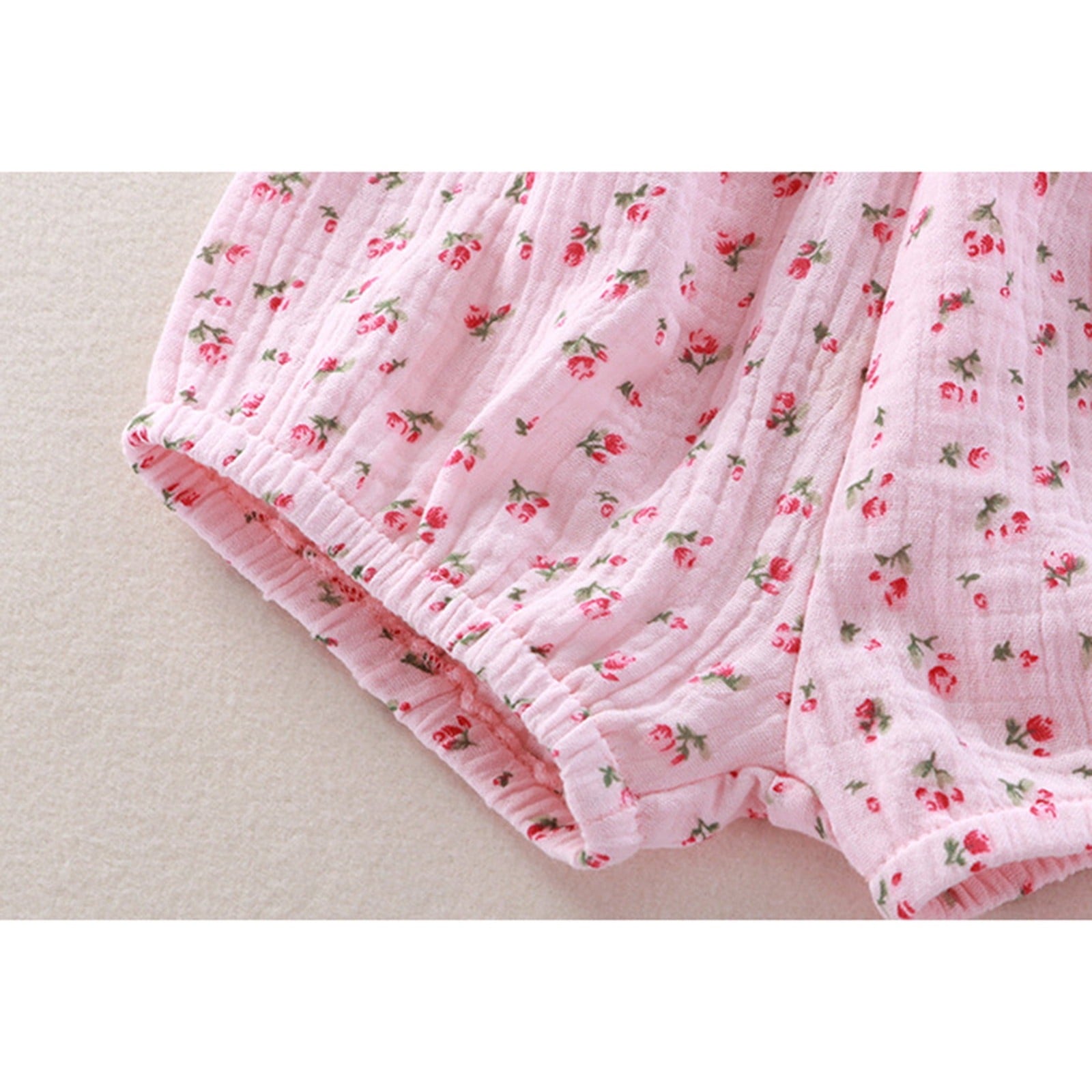 Pink Blossom Sleeveless Girls Set