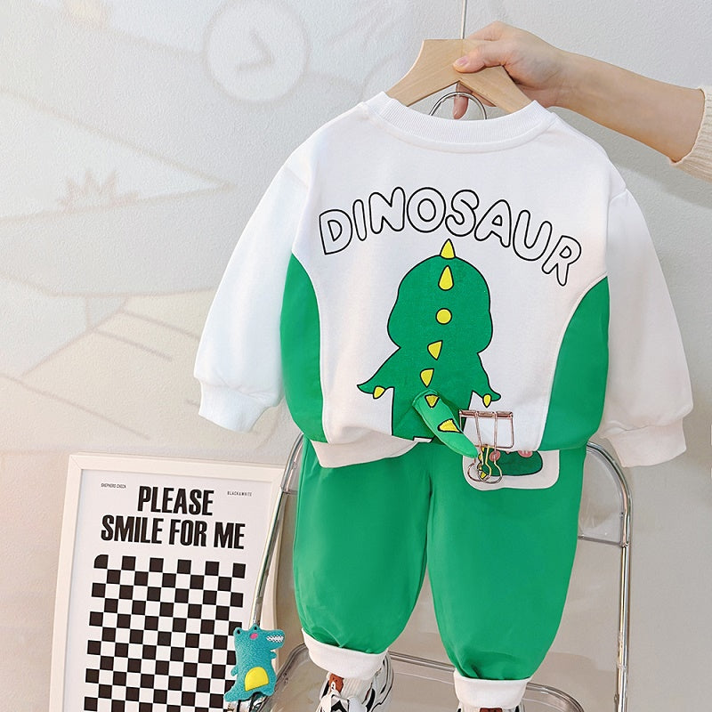 Playful Dino Boys Sweatsuit Set