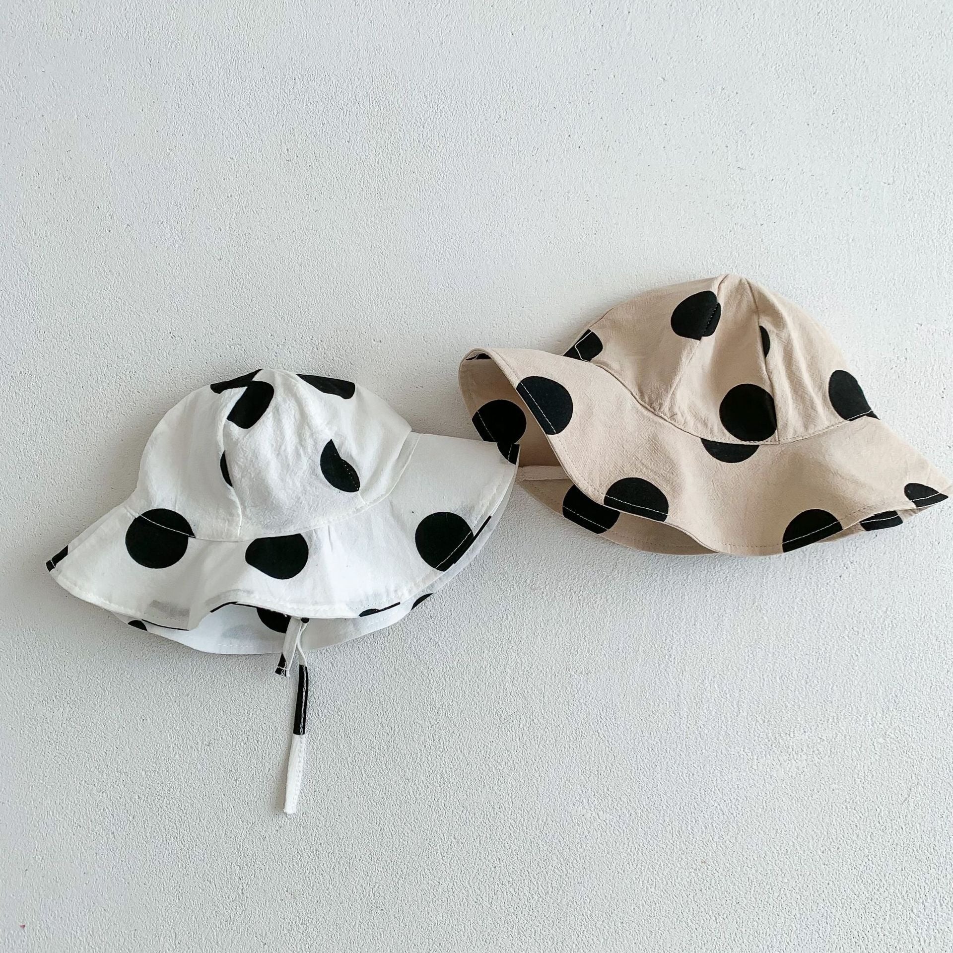 Polka Pop Baby Boys and Girls Jumpsuit with Hat