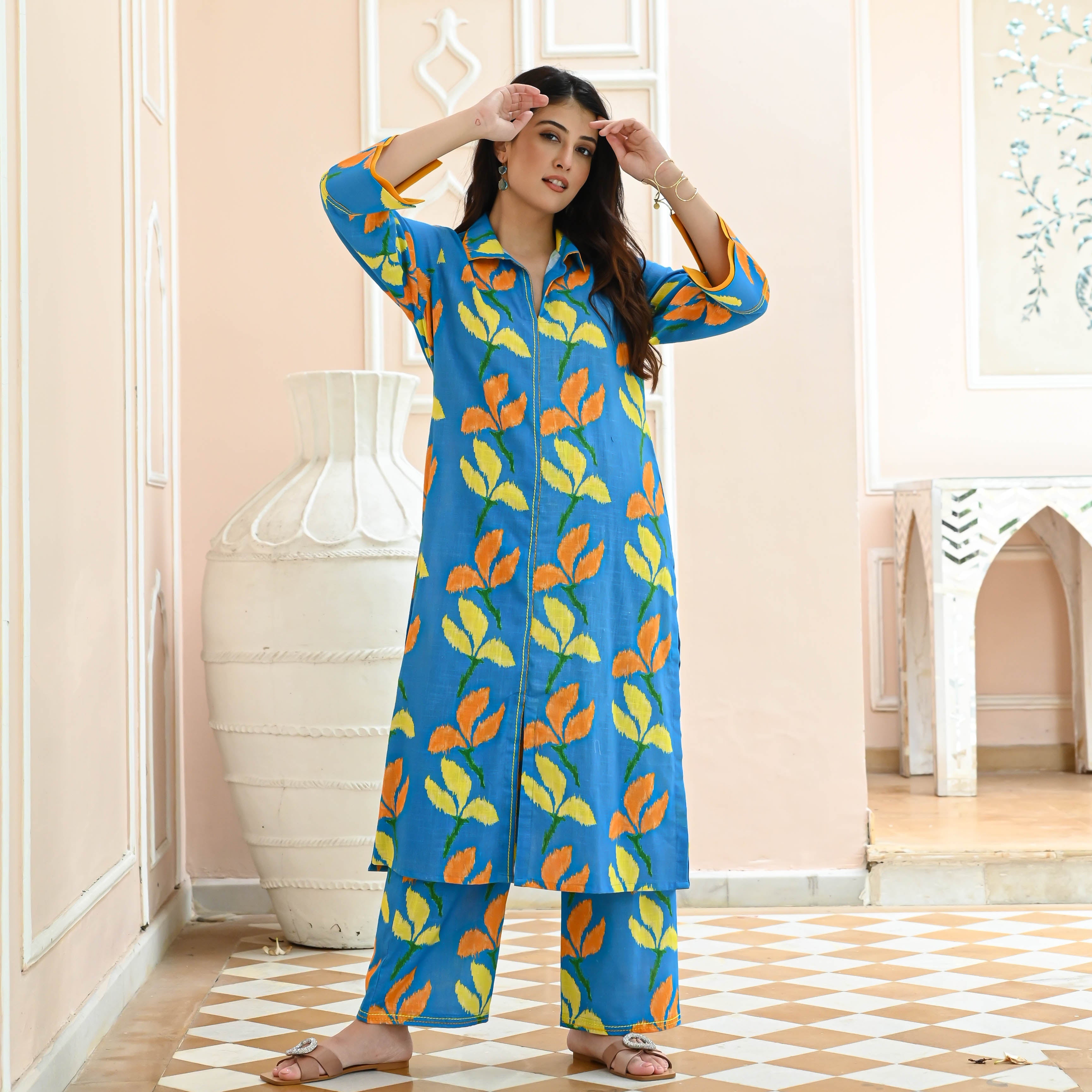 Amalika Cotton Kurta Set