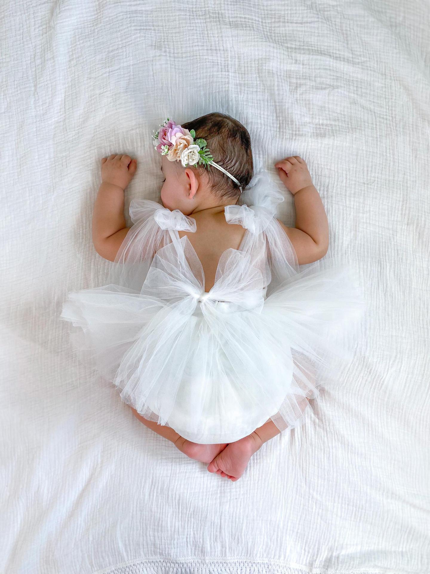 Royal Net Girls Romper