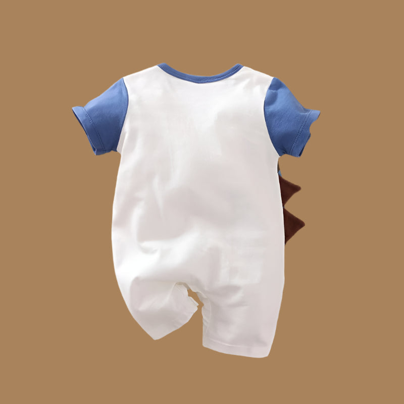 Giggling Dino Baby Boys and Girls Romper
