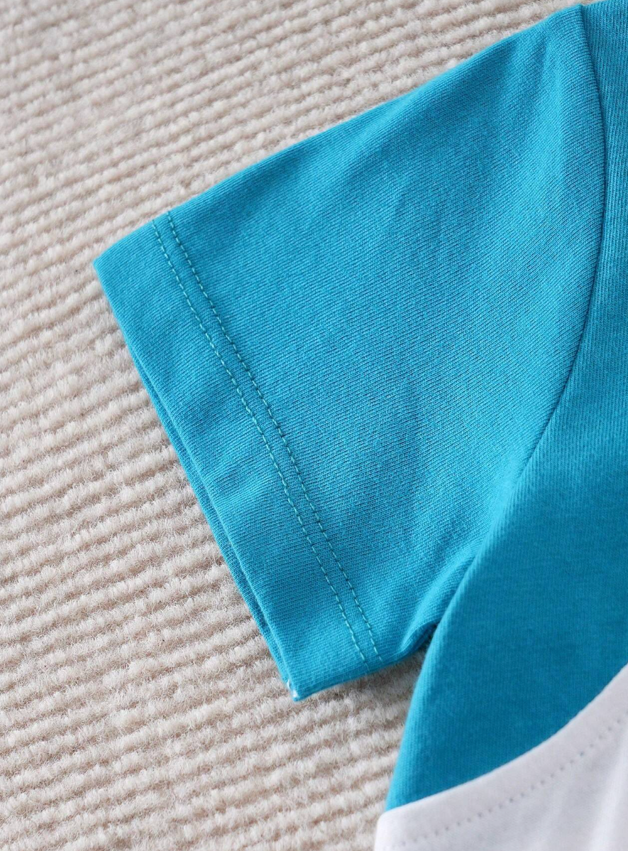 Little Ocean Whale Baby Boys Girls Romper