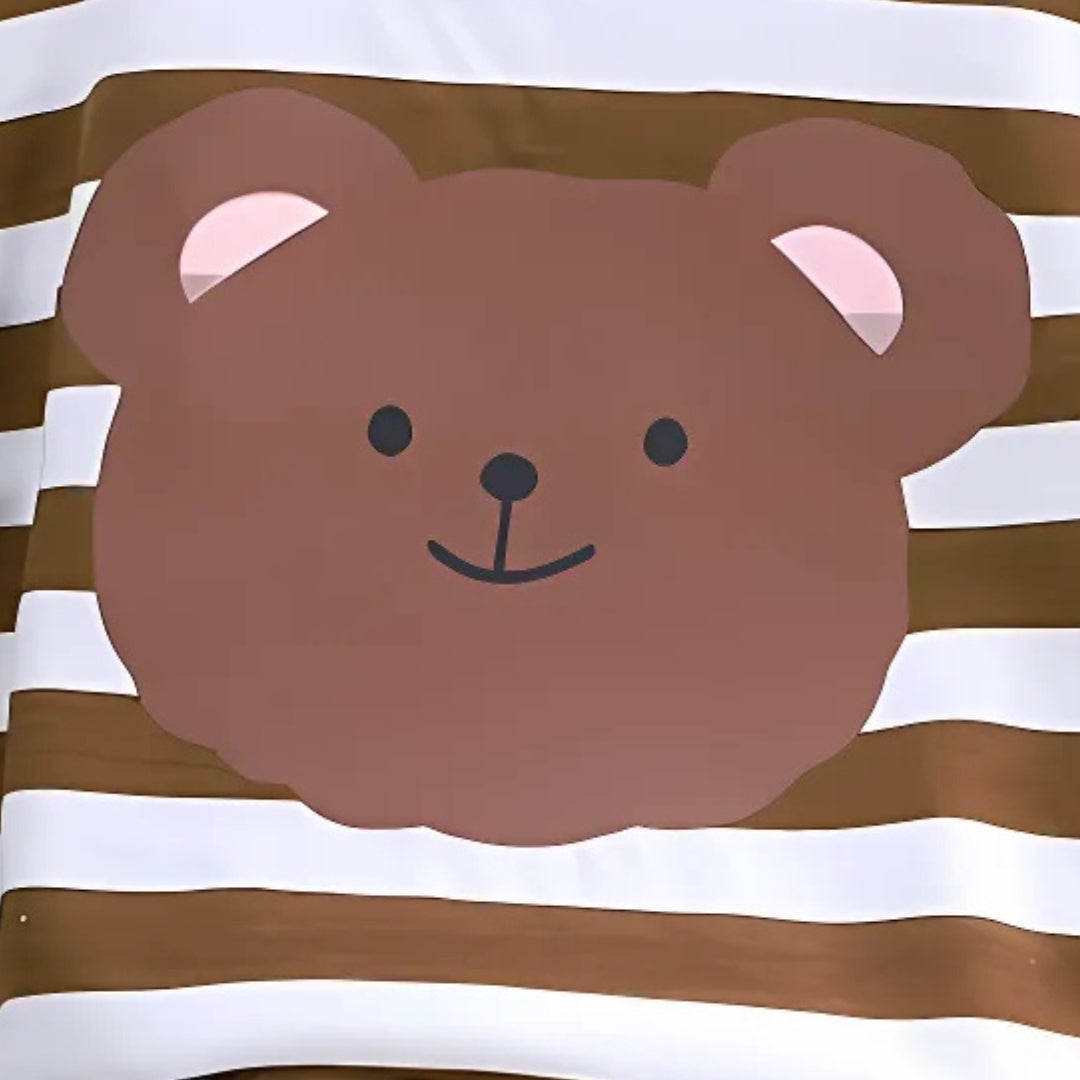 Striped Bear Boys Loungewear Set