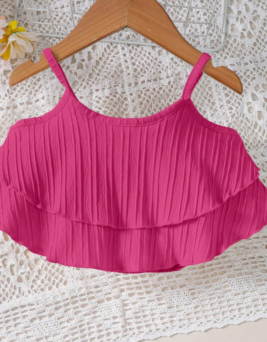 Stylish Girls Crop Top & Pants Set