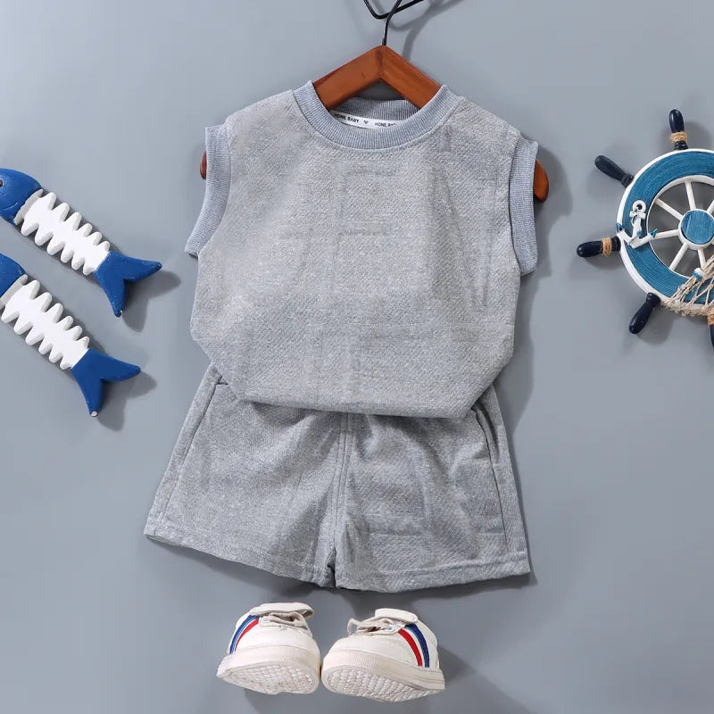 Tank Cool Boys Gray Set