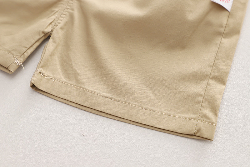 Teddy Tie attached Boys Set