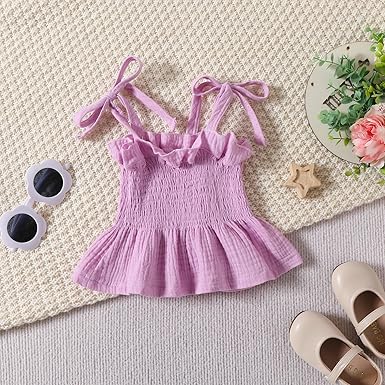 Trendy Knot Girls Pink Top & Pant Set