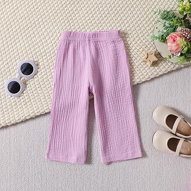 Trendy Knot Girls Pink Top & Pant Set