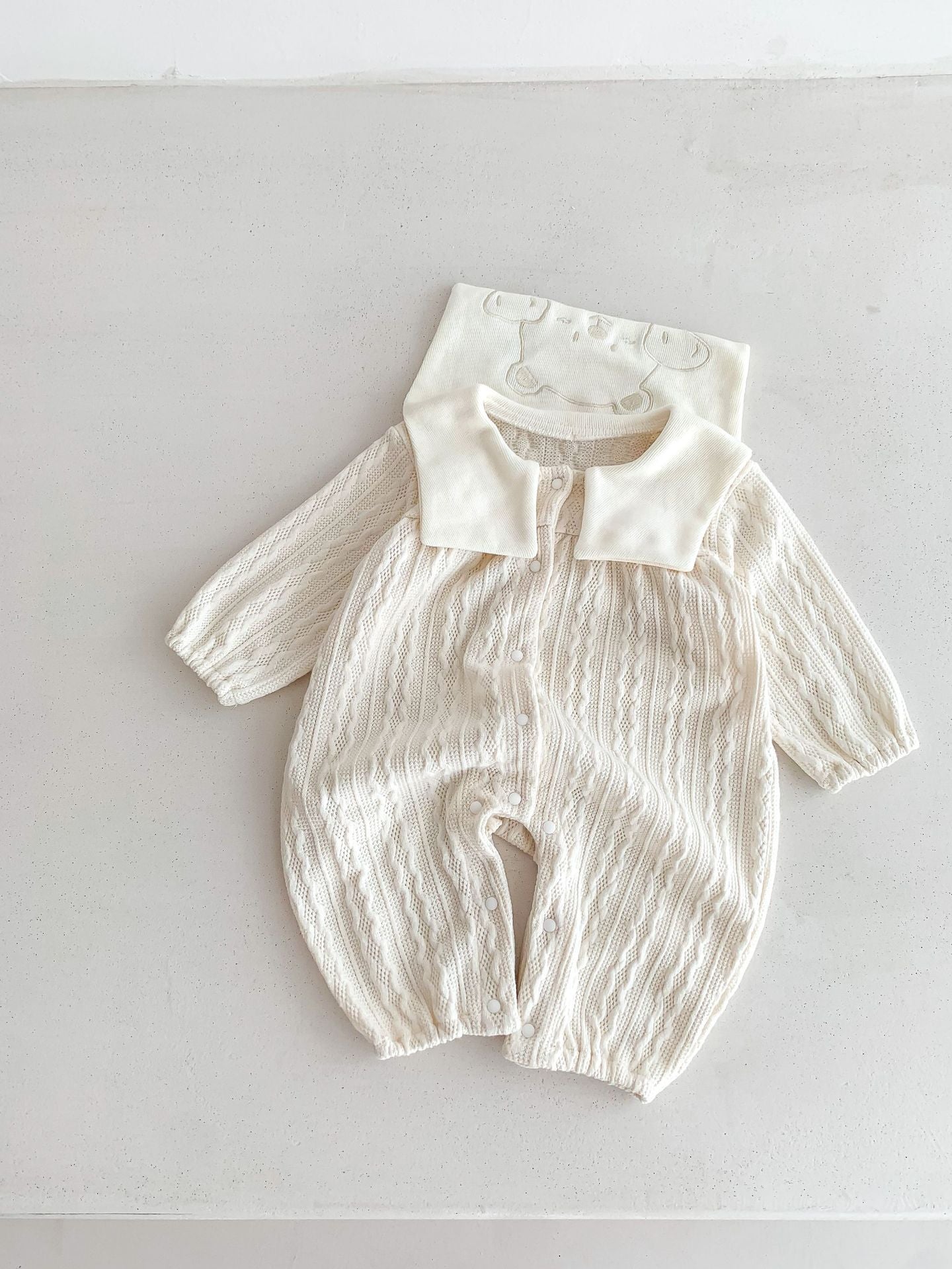Back Neck Embroidered Onesies