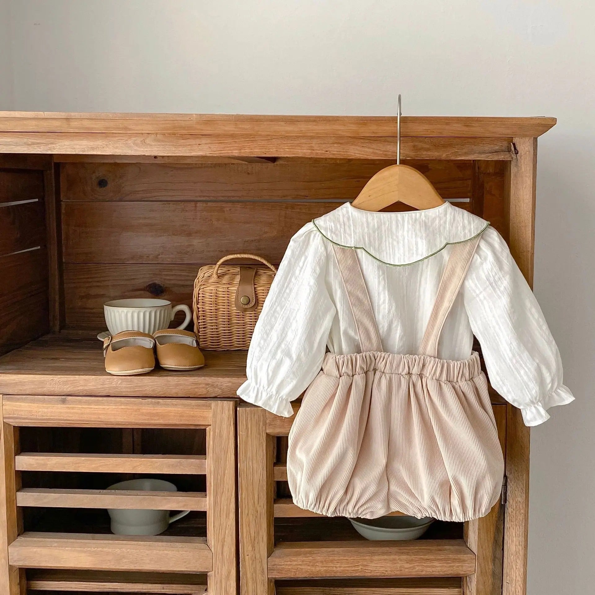 Daisy Dream Baby Girls Two Piece Suspender Set