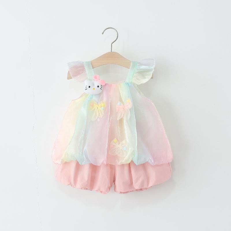 Candy Floss Bunny Baby Girls Set