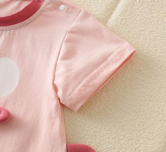 Giggle Mouth 3D Baby Boys Girls Romper