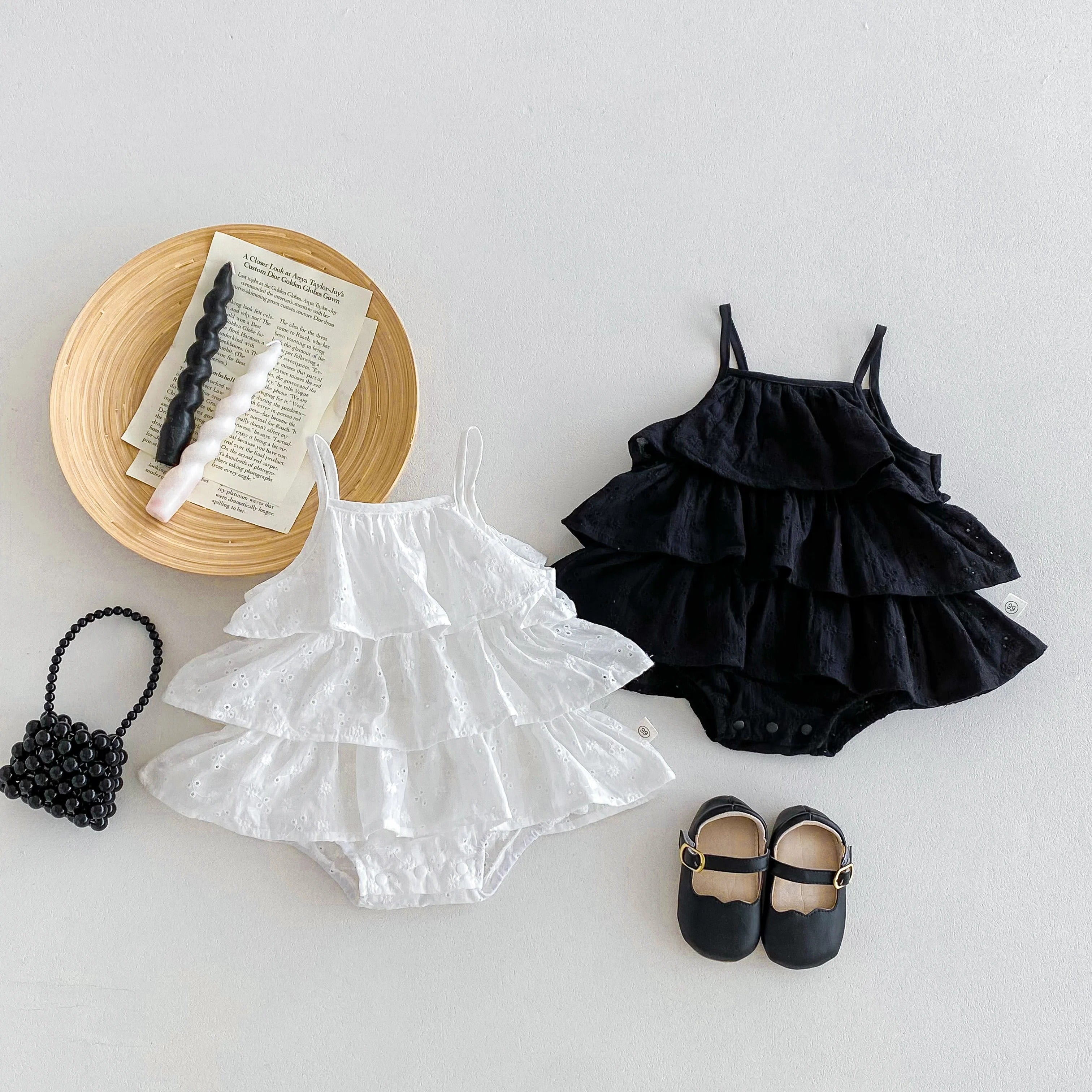 Riley Baby Girls Breathable Romper Dress