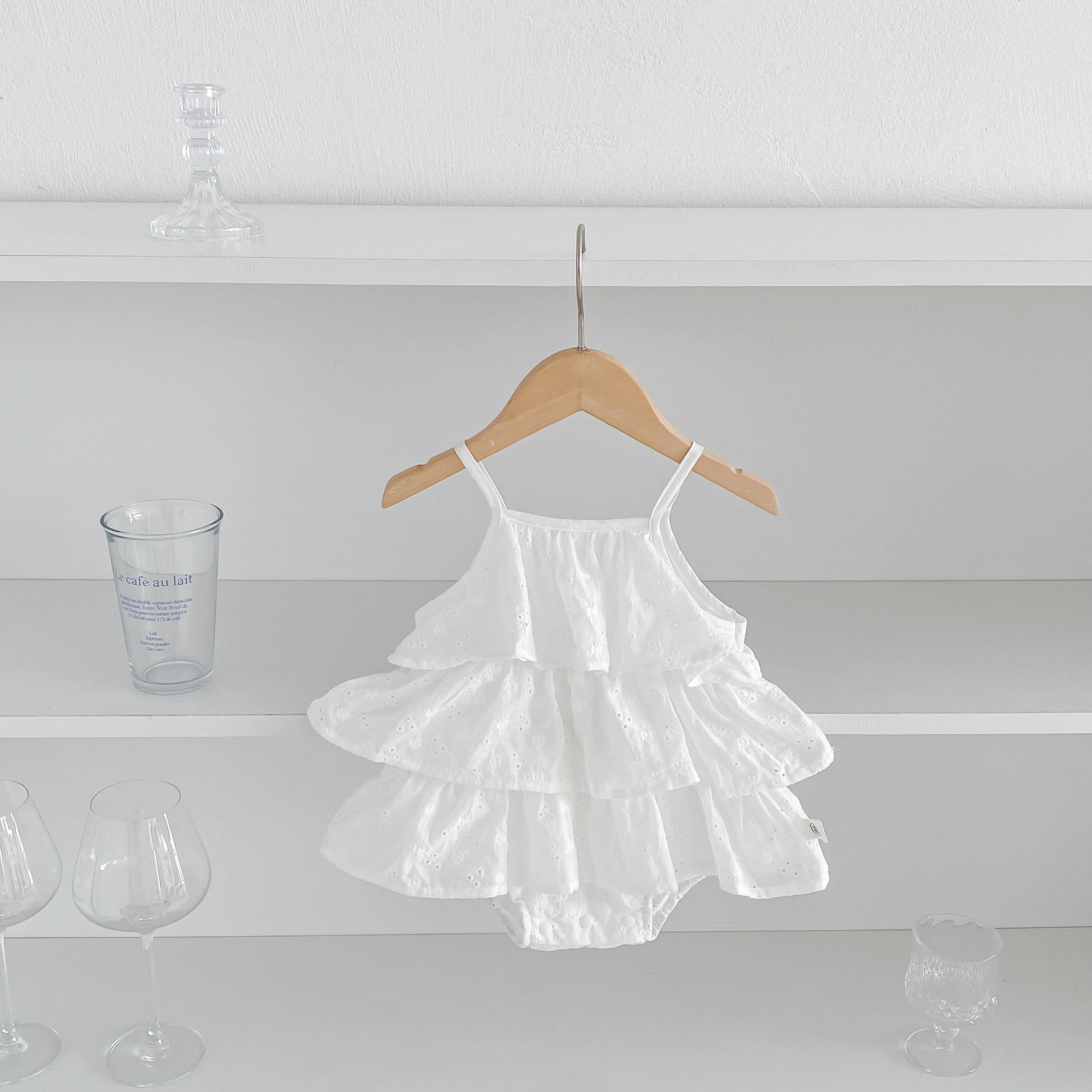 Riley Baby Girls Breathable Romper Dress