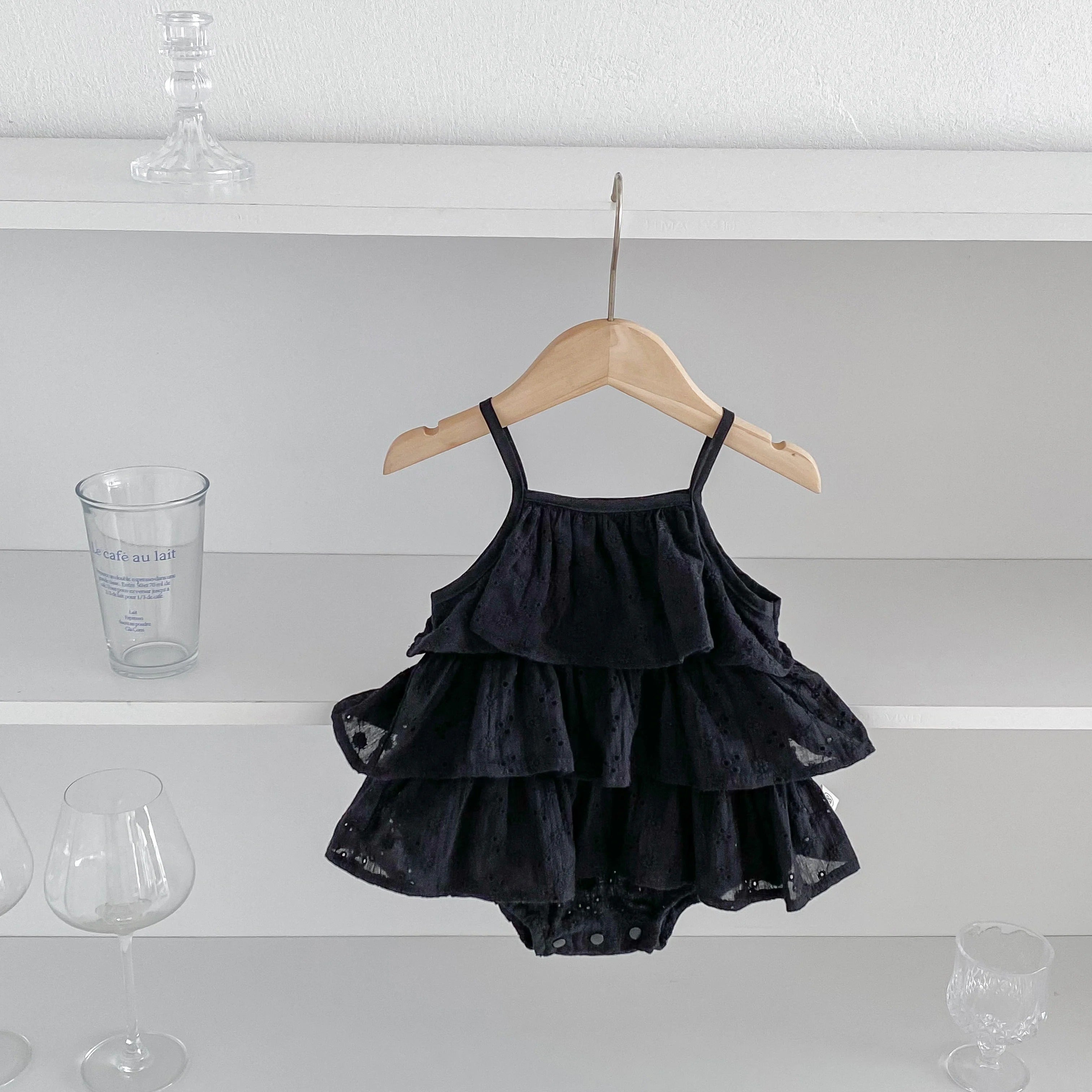 Riley Baby Girls Breathable Romper Dress