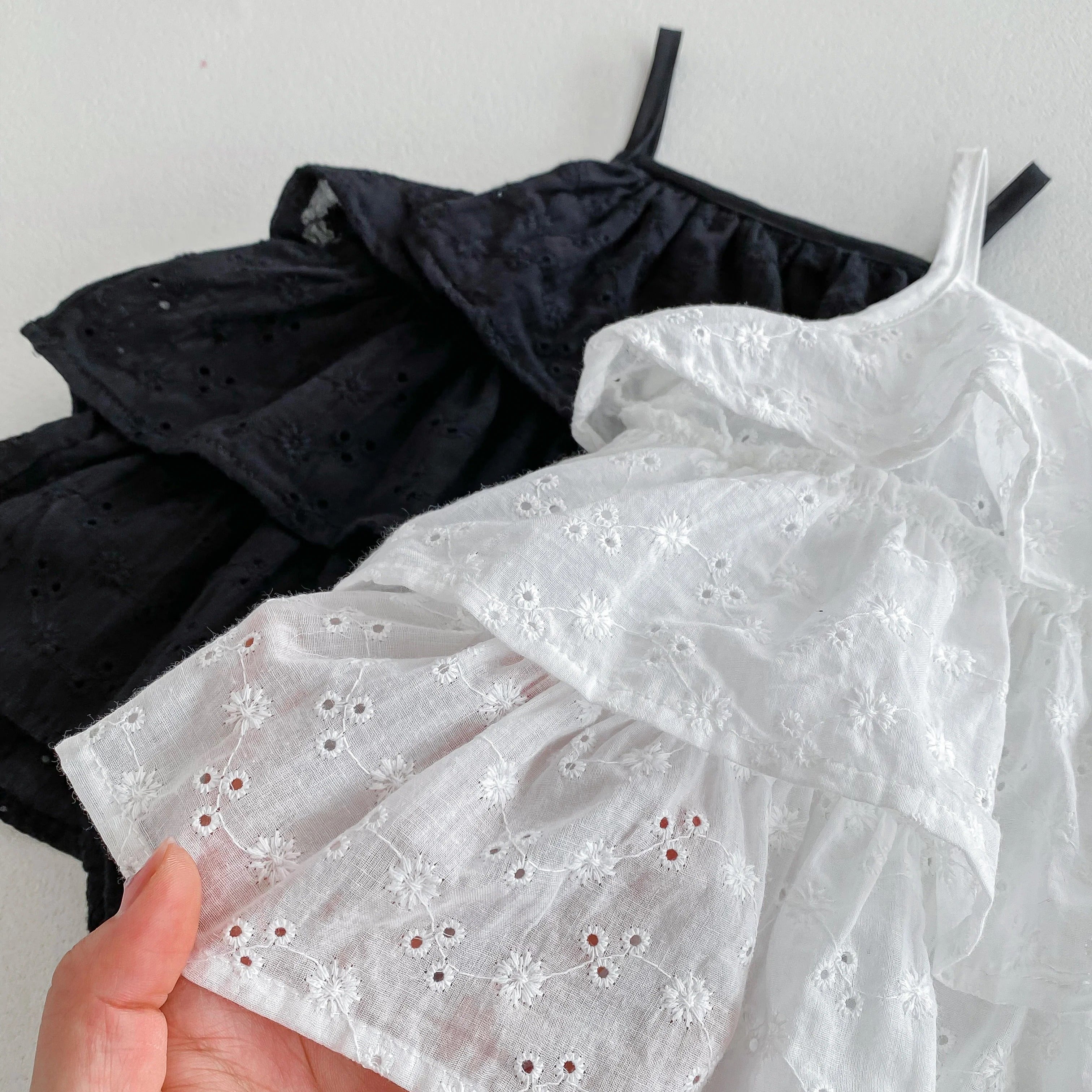 Riley Baby Girls Breathable Romper Dress