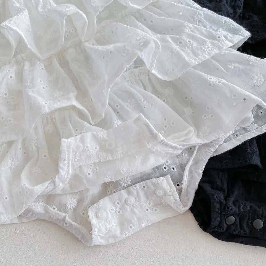 Riley Baby Girls Breathable Romper Dress