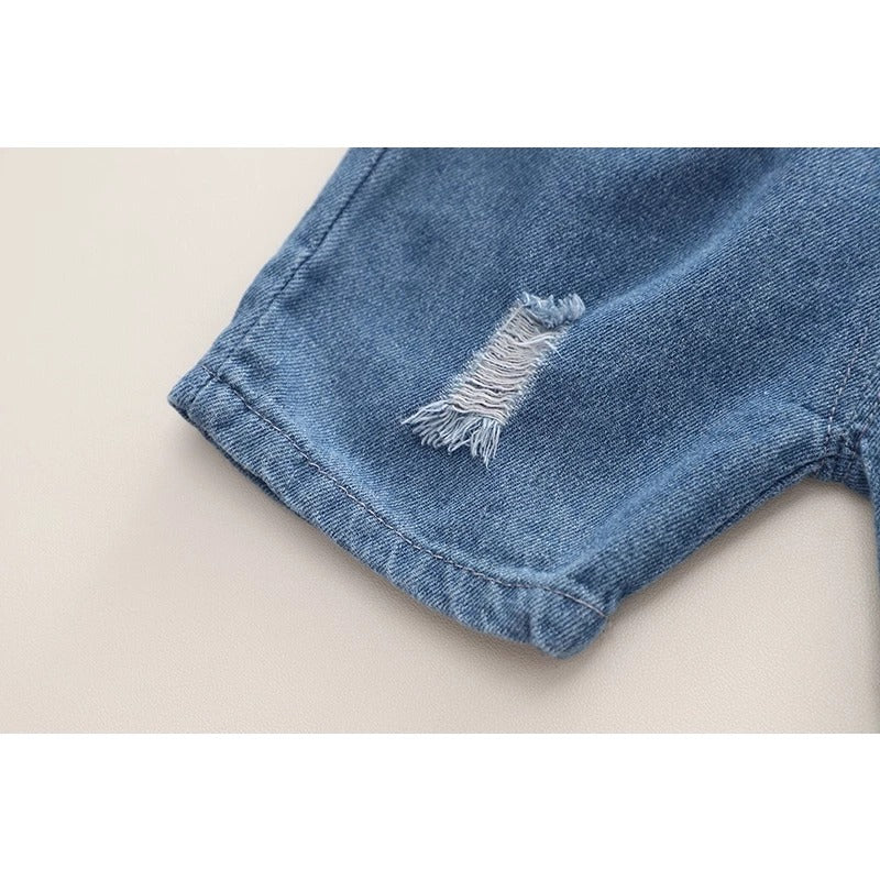 Flying Astronaut Boys T-shirt and Denim Set