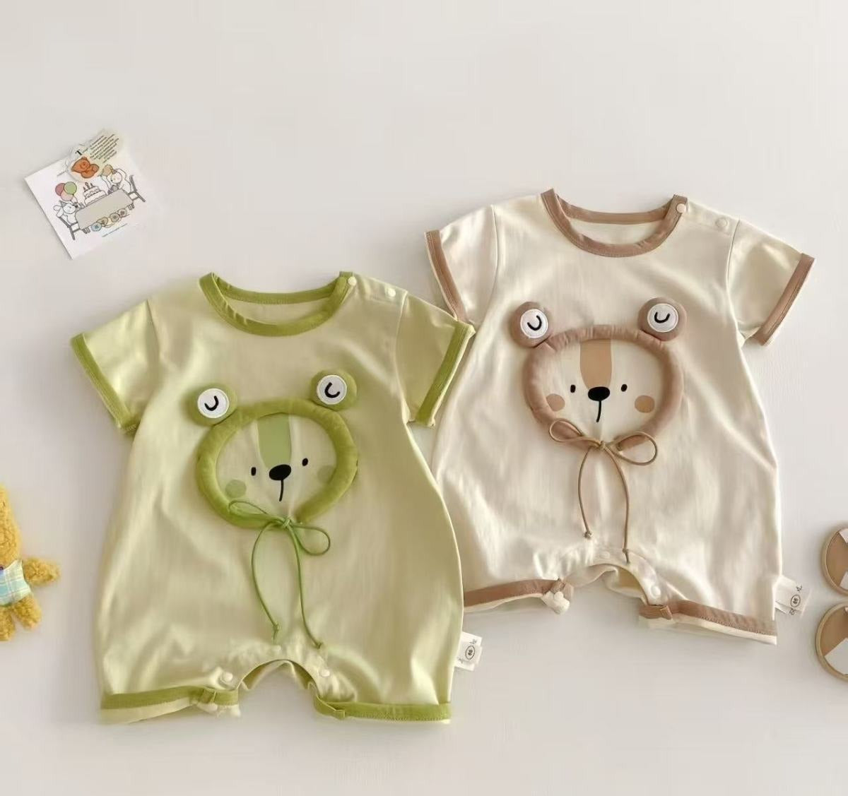 3D Thread Baby Boys Girls Play Romper